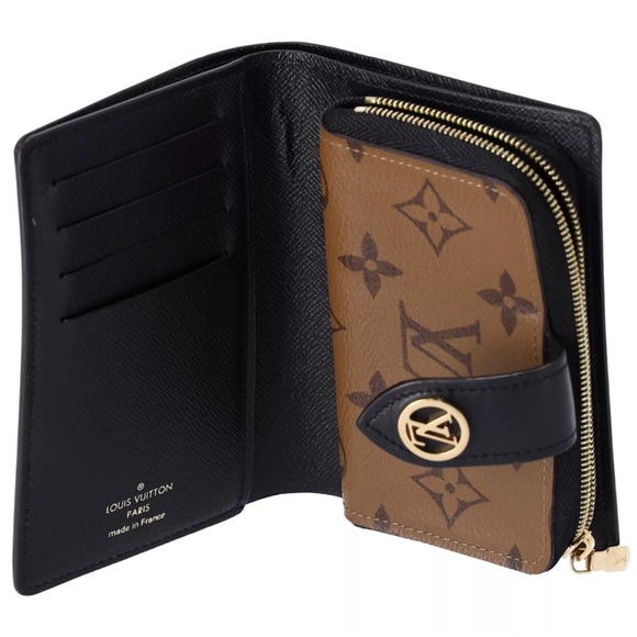 Louis Vuitton Juliette Compact Bifold Wallet Giant Reverse Monogram Brown M69432 - Picture 6 of 6